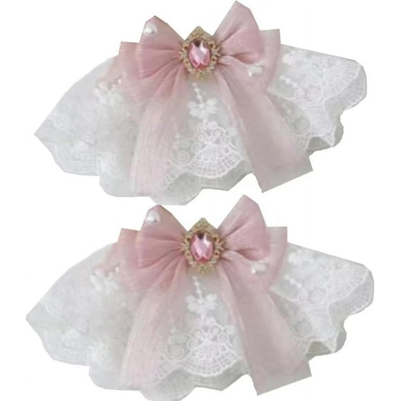 Japanese Sweet Princess Lolita Lace Wrist Cuffs for Women Teens Wedding Tea Party Bracelets Cuff