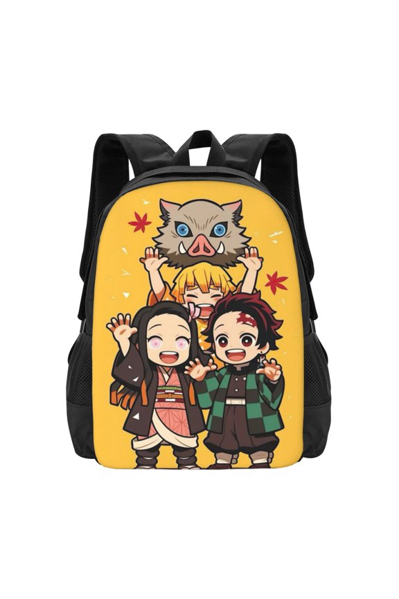 Japanese Sword Fighter Art Travel Rucksack, Large Capacity Lightweight Weekend Trips Daily Daypack, 16.5"