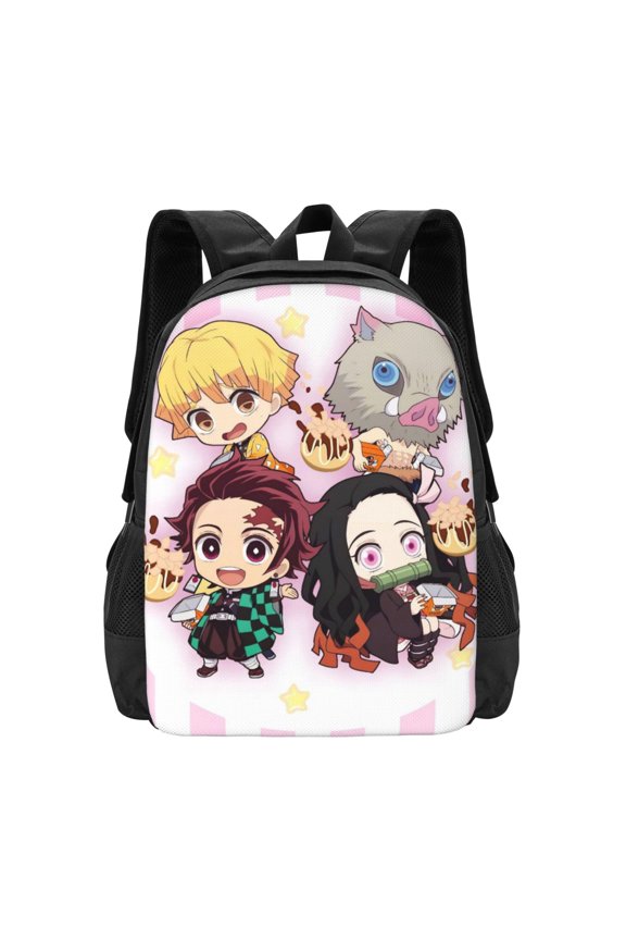 Japanese Sword Fighter Art Travel Rucksack, Large Capacity Lightweight Weekend Trips Daily Daypack, 16.5"