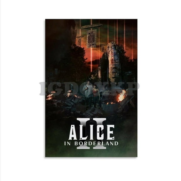 Japanese TV Series Poster Alice in Borderland Poster (6) Canvas Poster Bedroom Decor Office Room Decor Gift