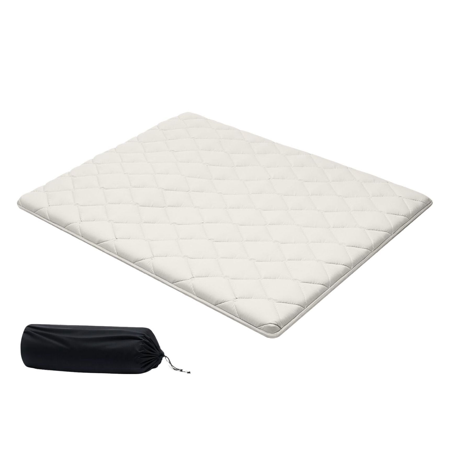 Japanese Tatami Mat Queen Size Foldable Futon Mattress 80x60x2.5 in 9 ...
