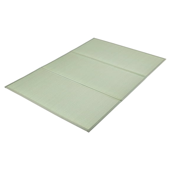 Japanese Tatami Mat, Queen Size Foldable Natural Rush Grass Mattress