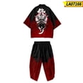 thumbnail image 1 of Japanese Traditional Clothing Invincible Print Kimono Pants Men Retro Yukata Asian Fashion Tang Suit Harajuku Hanfu Yukata Jacke, 1 of 6