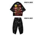 thumbnail image 1 of Japanese Traditional Clothing Kimono Pants Men Retro Yukata Asian Fashion Tang Suit Harajuku Hanfu Yukata Jacket, 1 of 6