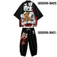 thumbnail image 1 of Japanese Traditional Clothing Kimono Pants Men Retro Yukata Asian Fashion Tang Suit Harajuku Hanfu Yukata Jacket, 1 of 6