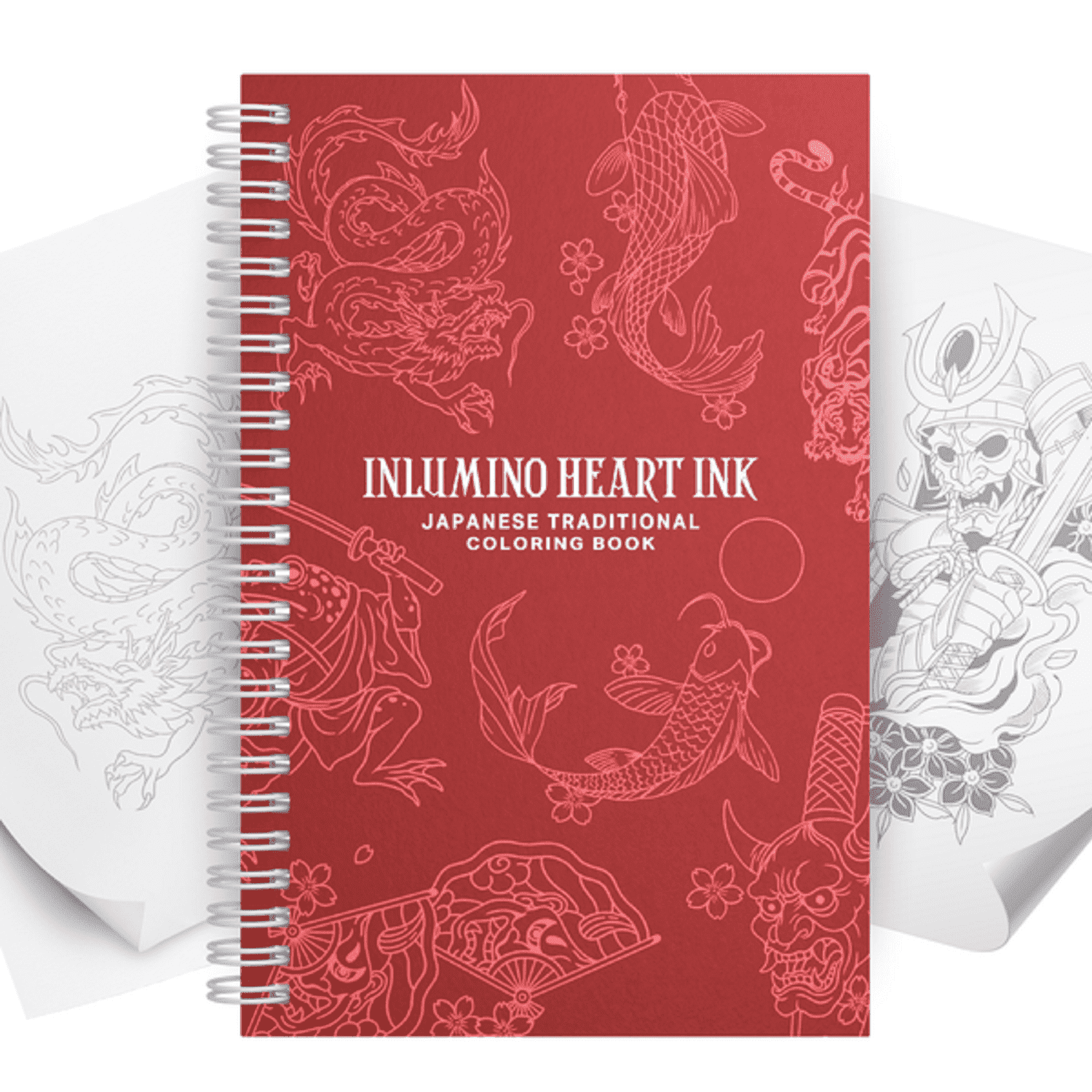 Japanese Traditional Coloring Book