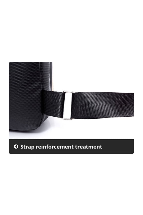 Japanese Unisex Chest Bag - Waterproof Anti-Theft Sports Backpack with Locking Zips, Multiple Pockets & Breathable Shoulder Straps for Travel, Work & Outdoor Activities