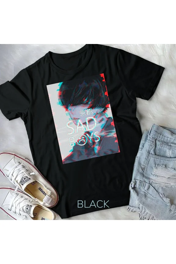 Japanese Vaporwave Futurism, Aesthetic Retro Anime Style Graphic Print New Unisex T-Shirt