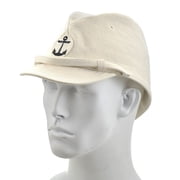 World War Supply Japanese WW2 Naval Soft Casual Cap, White, Size 59