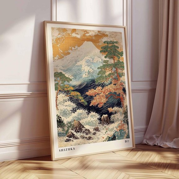 Japanese Wall Art Hokusai Poster Ukiyo-e Print Japandi Wall Art Wabi Sabi Wall Art Landscape Poster Japanese Home Decor Anime Poster