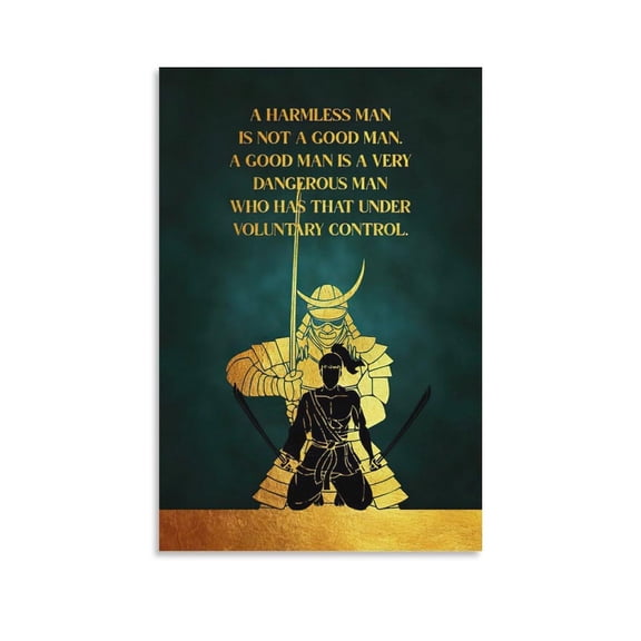 Japanese Wall Art Japanese Samurai Inspirational Quotes Poster - Canvas Painting Posters And Prints Canvas Painting Posters And Prints Wall Art Pictures for Living Room Bedroom Decor