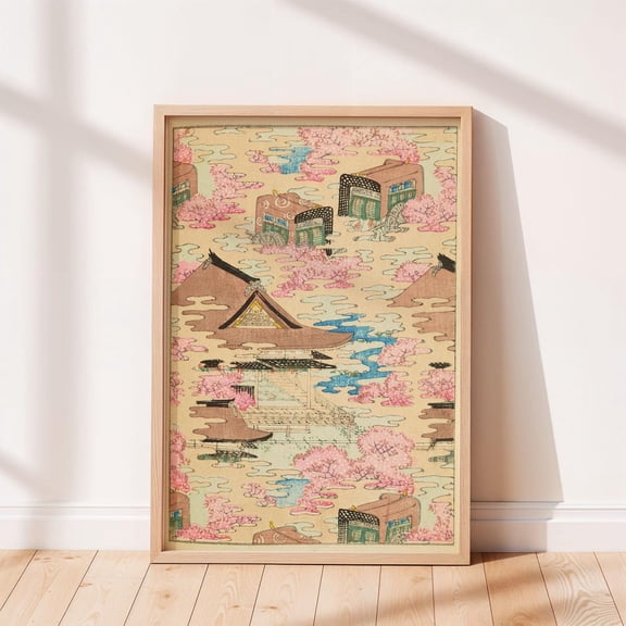 Japanese Wall Art , Shin-Bijutsukai , Unique Home Decor, Housewarming, Japanese Wall Art, Whimsy Wall Art , Japan Art Unframed Paper Print