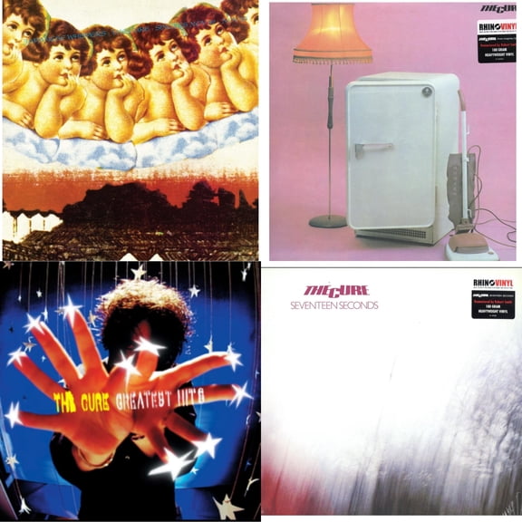 Greatest Hits (2LP) & Three Imaginary Boys (180G) & Seventeen Seconds (180G) & Japanese Whispers: The Cure Singles Nov 82:Nov 83 (Clear LP Vinyl/Transclear Sleeve W/ Inner Bag)