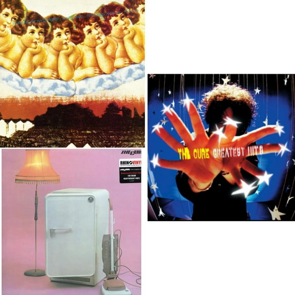 Japanese Whispers: The Cure Singles Nov 82:Nov 83 (Clear LP Vinyl/Transclear Sleeve W/ Inner Bag) & Three Imaginary Boys (180G) & Greatest Hits (2LP)