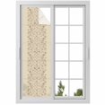 thumbnail image 1 of Japanese Window Privacy Film, Beige Farmhouse Retro Floral Leaf Pattern Static Cling UV Sun Blocking Heat Control Window Tint Day and Night, Non-Adhesive One Way Windows Privacy Cover 17.7''x78.7'', 1 of 7