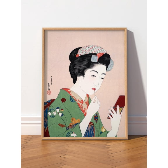 Japanese Woman Asian Makeup Lover Vanity Portrait Poster