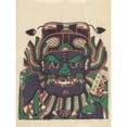 thumbnail image 1 of Japanese Woodblock Zhong Kui The Demon Queller Extra Large XL Wall Art Poster Print, 1 of 3