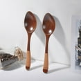 thumbnail image 1 of Japanese Wooden Spoon Long Handle Ramen Spoon Baby Eating Spoon Drinking Porridge Spoon Household Wood Tableware Round Spoon, 1 of 7