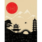 Japanese Writing Practice Notebook for S Kanji Practice Notebook Genkouyoushi Notebook - Japanese Kanji Practice Paper Calligraphy Writing Workbook for Students, Book 4, Paperback