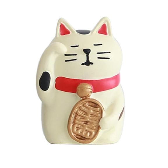 Japanese Zakka Cat Statue Cat Miniature Figurines Resin Craft Toys Ornament Car Home Decoration Photography Props
