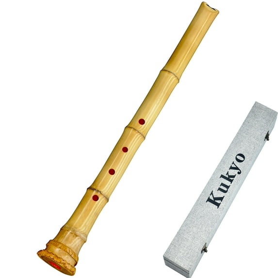 Japanese Zen Shakuhachi Pentatonic end-blown flute with natura bell root. KINKO-ryu 1.8 feet .professional quality , play all ocataves. Good for seasoned flautist and any level of player. Medetation