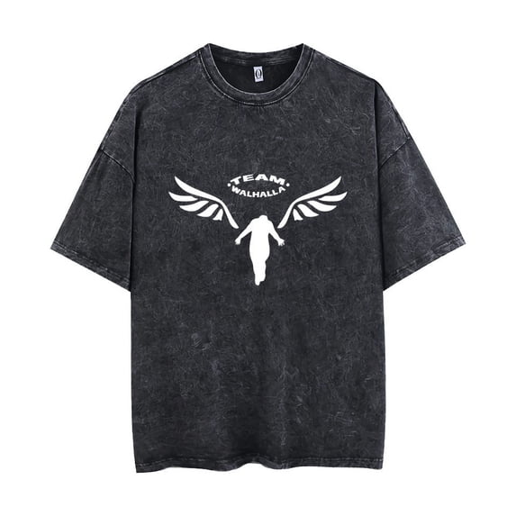 Japanese anime Mikey T-shirt Crew neck Draken short sleeve top washed vintage t-shirt