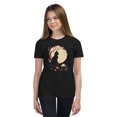 thumbnail image 1 of Japanese cat anime Youth Tee |  (Black, XL), 1 of 1