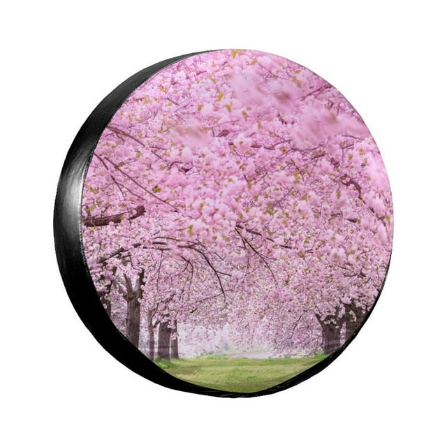 Japanese cherry tree A Gift for Camping Enthusiasts Spare Tire Cover