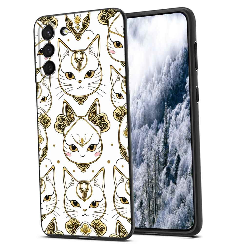 Japanese-lucky-cat-348 Phone Case For Samsung Galaxy S21 Fe For Women 