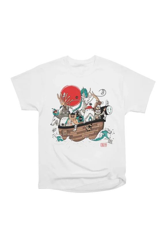 Japanese version of Noahs ark T-Shirt Tee Gift For Him Merch For Her Apparel For Friend