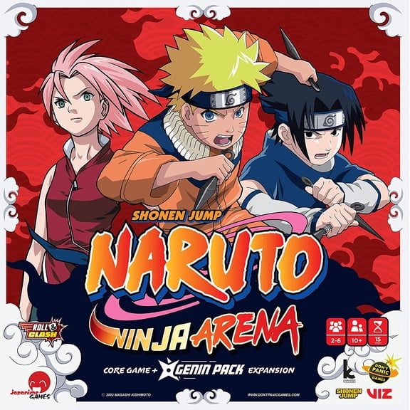 Japanime Games Naruto Ninja Arena Game Complete Set Board Game