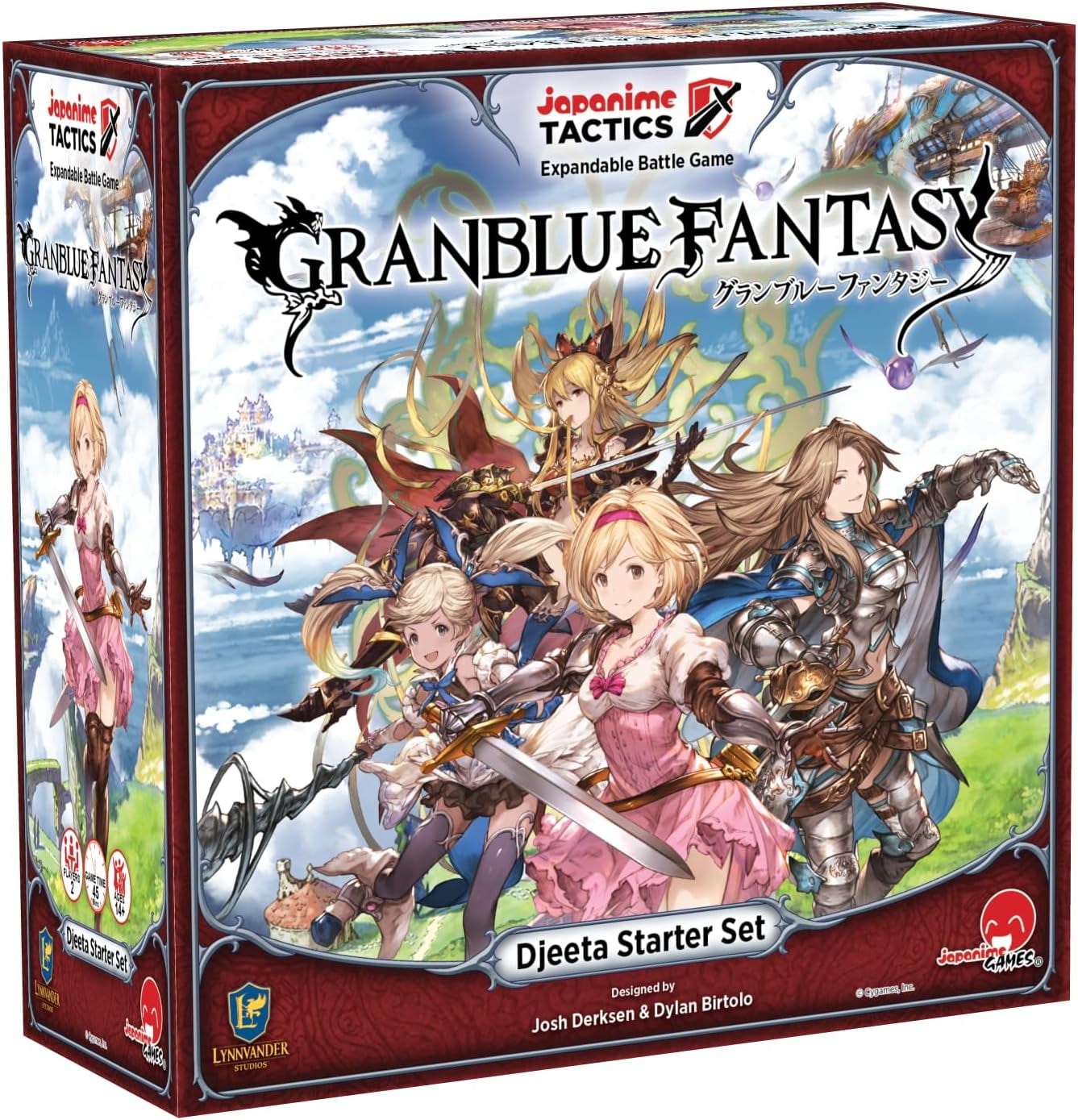 Japanime Tactics: Granblue Fantasy Gran Starter Set | from The Creator of Dragon Fire | Strategize and Battle | 2-4 Players Ages 14+ Japanime Tactics: Granblue Fantasy Gran Starter Set | from The Creator of Dragon Fire | Strategize and Battle | 2-4 Players Ages 14+