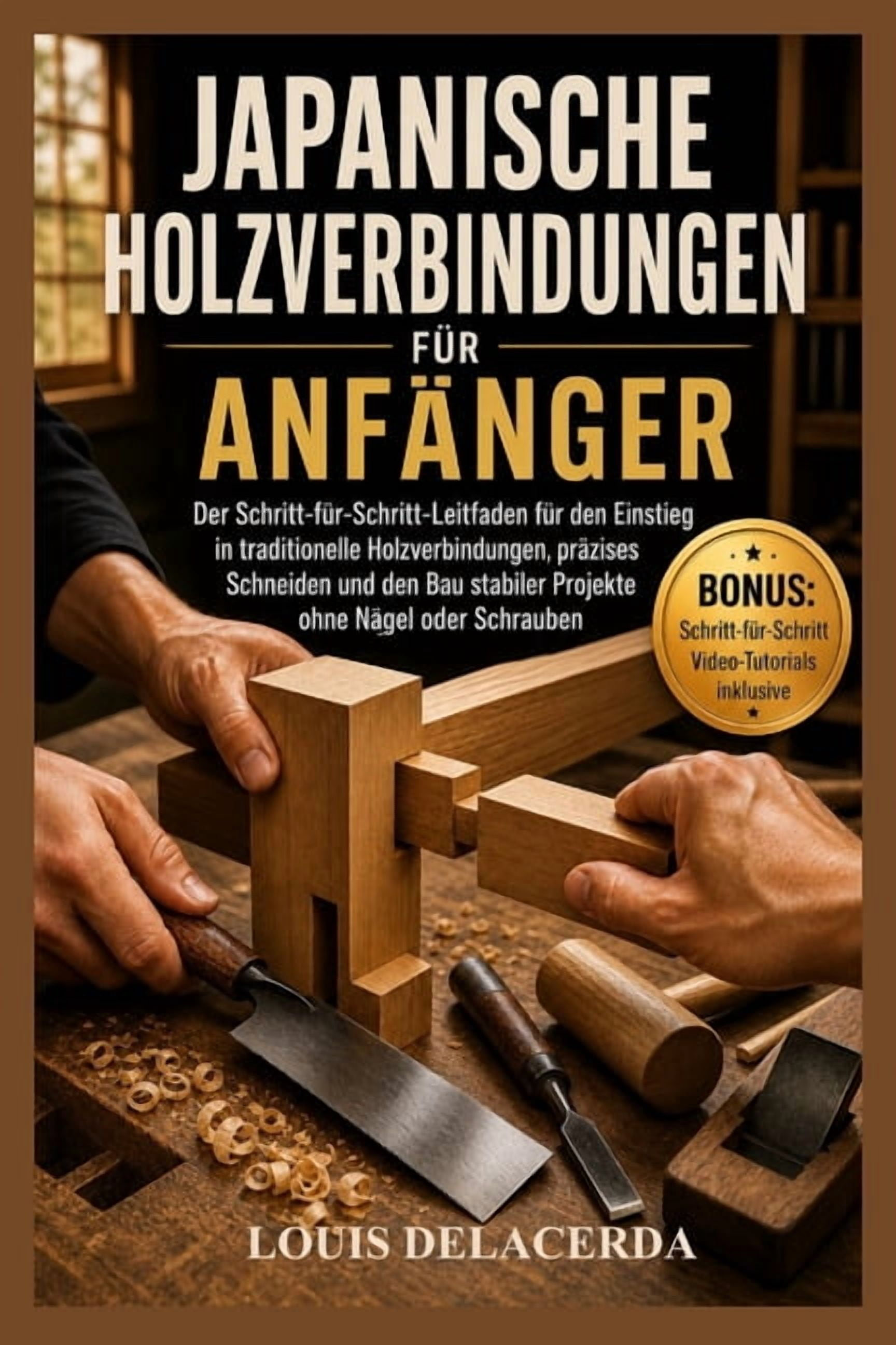 Japanische Holzverbindungen FÃ¼r AnfÃ¤nger: Die Schritt-fÃ¼r-Schritt-Anleitung fÃ¼r Einsteiger zum Meistern traditioneller H, (Paperback)
