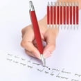 thumbnail image 1 of Japceit 10-Pack Retractable Ballpoint Pens, Smooth Writing Black Ink with Comfortable Grip, Reliable and Compact for Office, Work, and Everyday Note-Taking, 1 of 6