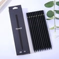 thumbnail image 1 of Japceit 10pcs Black Wood Pencils with Thickened Barrel, Writing Pencils for Smooth Writing Experience, HB/2B Graphite Core for Calligraphy and Sketching, Bulk Set for Daily Use, 1 of 6