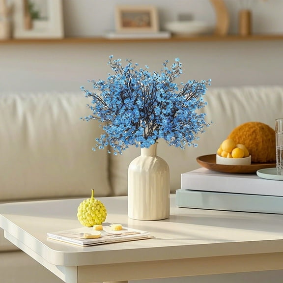 Japceit Artificial Christmas Flower Bundle, Realistic Winter Berry Stem Arrangement, Christmas Home Decor Floral Display for Table, Mantel, Christmas Tree Decoration