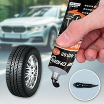 Japceit Automotive Tire Repair Adhesive, 50ml Black Rubber Sealant for Sidewall Cracks, Waterproof Bonding Glue for Emergency Puncture Fixes, Roadside Kit Essential