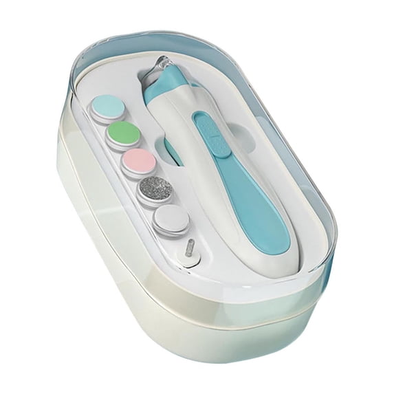 Japceit Battery Powered Nail Care Set, Electric Nail Grinder Manicure Tool, Portable Nail Trimming Kit, Personal Grooming and Manicure Care Equipment