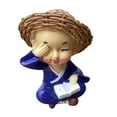 thumbnail image 1 of Japceit Brazilian Wood Potted Plant Decor, Monk Style Mini Bonsai Tree for Home Office Desk, Natural Wooden Sculpture for Shelf, Tabletop Display, 1 of 6