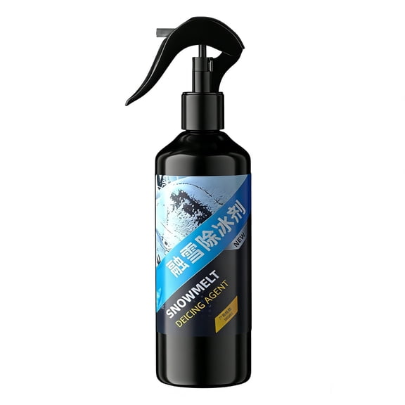 Japceit Car Window Deicing Spray, Automotive Snow Removal Liquid for Windshield and Glass, Fast Acting Defrosting Agent Spray for Ice Melting on Vehicle Windows, Easy to Use