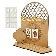 Japceit Decorative Pillow, The Calendar Of The Countdown Of Ramadan, The Decorations Of The Calendar In Diy Ramadan, and The Calendar Decorations Of The 30-Day Wooden Ramadan Eid,Little House