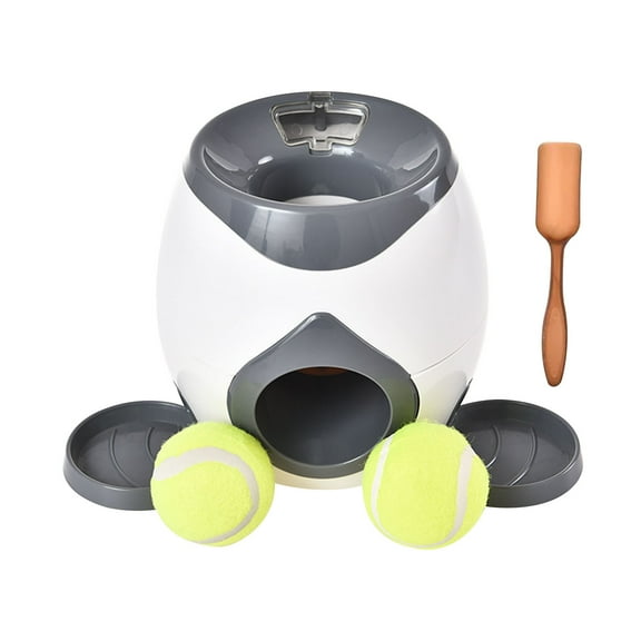 Japceit Dog Rewards Machine – Tennis Ball Food Dispenser with 2 Standard Balls, Pet Snack Toys, Indoor Training & Exercise Game for Small to Medium Dogs, Perfectly for Puppy Play
