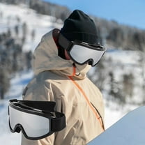 Japceit Double Layer Ski Goggles, Polarized Sports Glasses, Anti-Fog Windproof Sunglasses for Mountaineering, Cycling, Outdoor