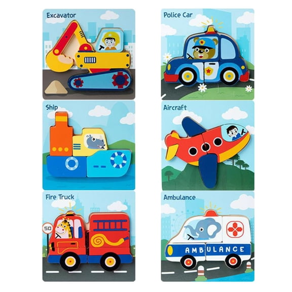 Japceit Early Education Puzzle Gift Box, Assembly Toy Set for Play, Brain Development Matching Game for Home Activity