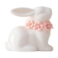 thumbnail image 1 of Japceit Easter Ceramic Rabbit Decor, Cute Bunny Sculpture for Table and Shelf Display, Artistic Ornament for Living Room, Office, and Gift for Birthday, Holiday, Home, 1 of 6