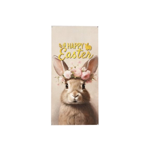 Japceit Easter Door Curtain Decor, Large Holiday Party Decoration for Home and Events, Spring Themed Door Cover for Wall, Room, Party Supplies, Festival