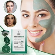Japceit Face Mask Skin, Green Mud Mask 5Gx10, Clean Pores, Moisturize Oil Control and Moisturize Kaolin Smear Mask, Skin Care for Women