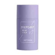 Japceit Facial Mask, Green Tea Purifying Stick Mask Oil Control Anti- Eggplant Solid Fine, Beauty Personally Care