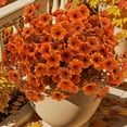 thumbnail image 1 of Japceit Faux Autumn Floral Arrangement, Seasonal Artificial Flower Stems for Thanksgiving, Wedding, Fall Porch Decor, Realistic Greenery for Vase Display, 1 of 7