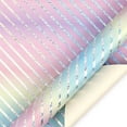 thumbnail image 1 of Japceit Festival Gift Wrapping Paper, Double Sided Holographic Foil Design with Patterns, Holiday Present Wrap for Party, Birthday, Celebration, and Special Event, 1 of 2